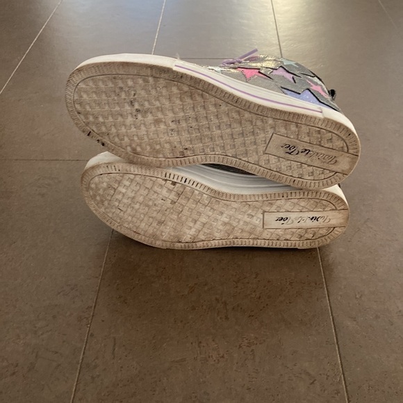 Sketchers twinkle toes high top shoes size 2.5 - Picture 8 of 9